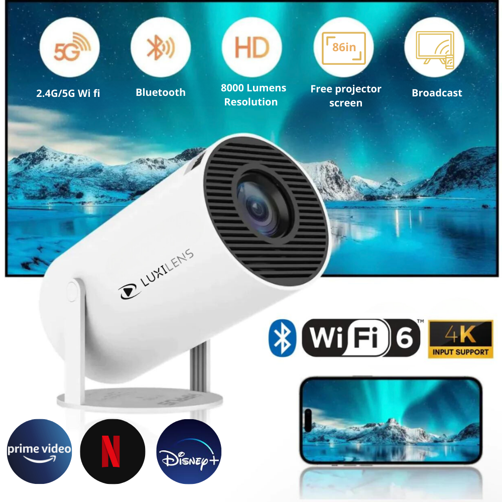 LuxiLens™ | HD Video Projector